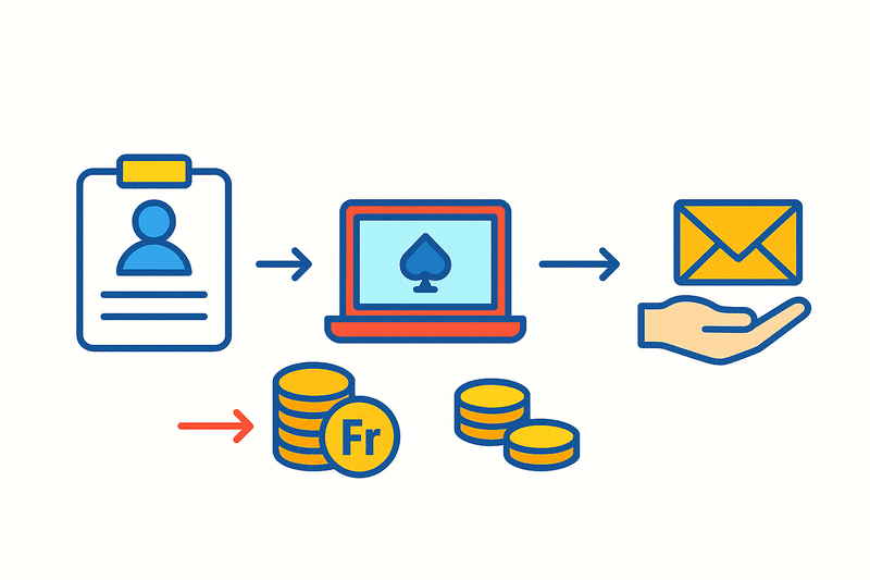 Schritte zur Nutzung eines Online Casino Schweiz